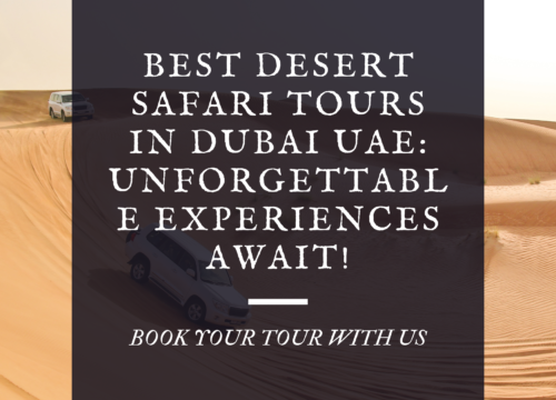 Best Desert Safari Tours in Dubai UAE: Unforgettable Experiences Await!